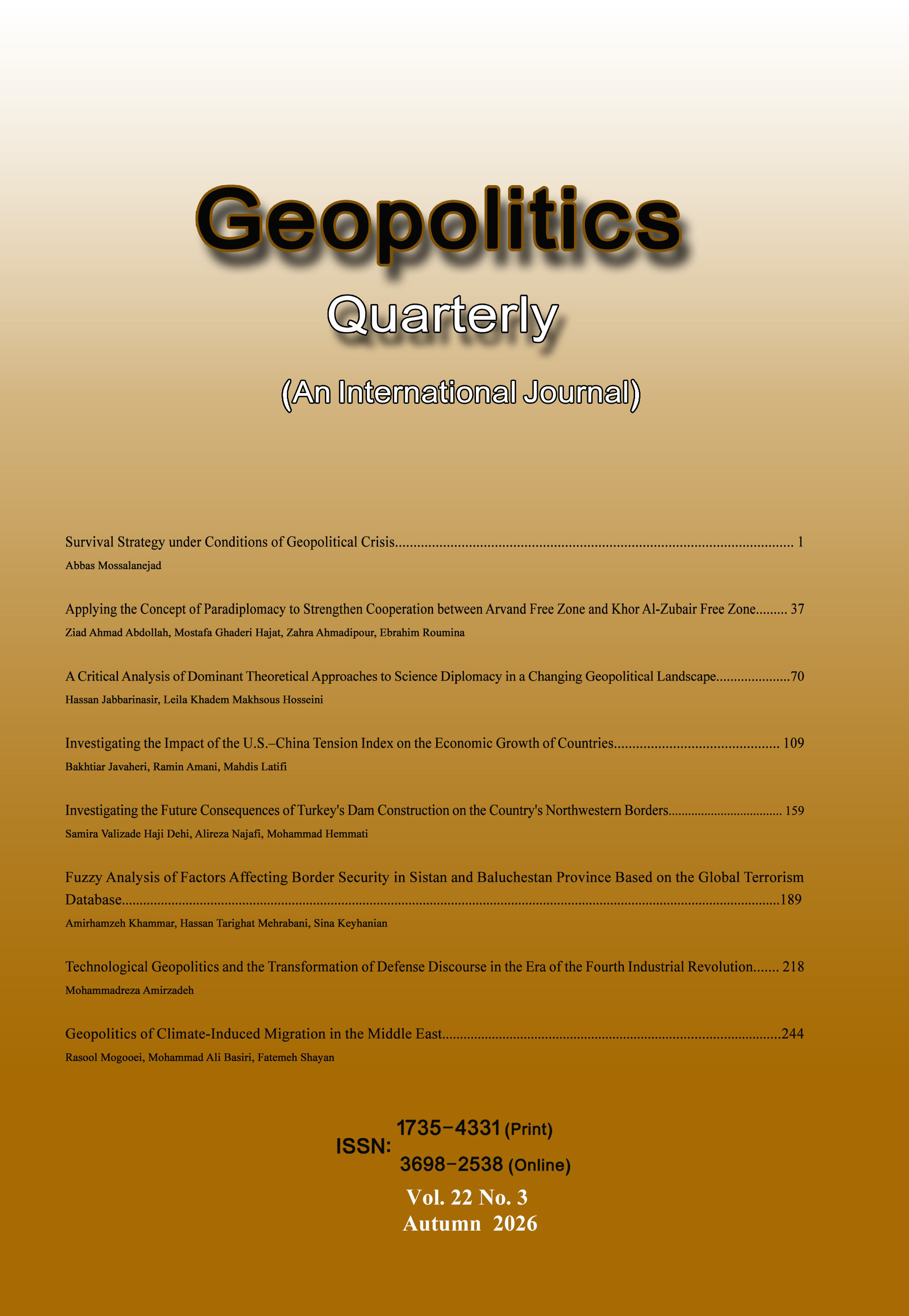 Geopolitics Quarterly